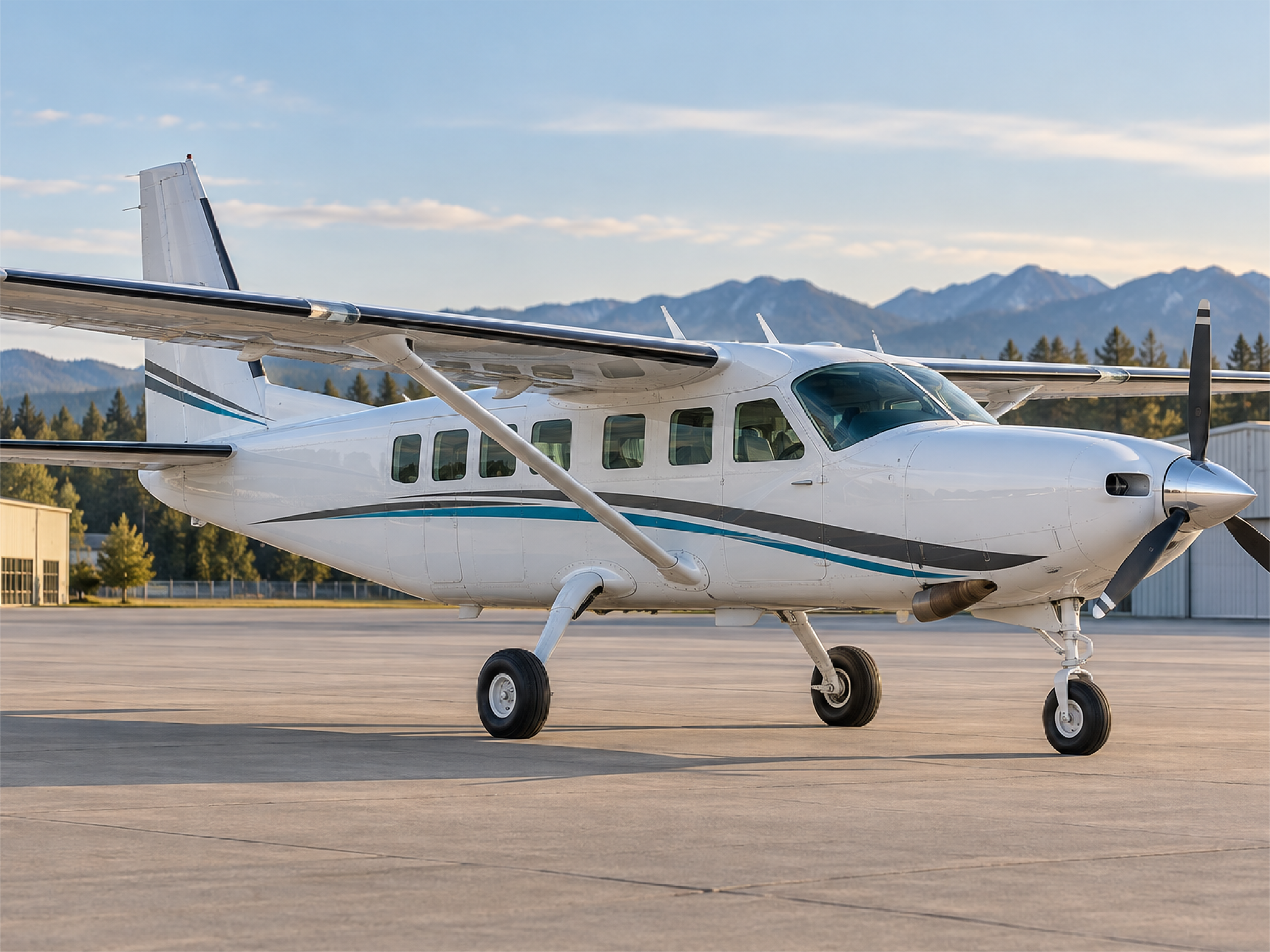 Cessna Caravan de Digital Air en pista