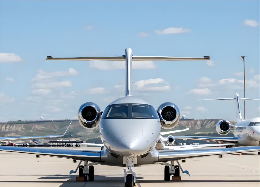 Aeronave en mantenimiento