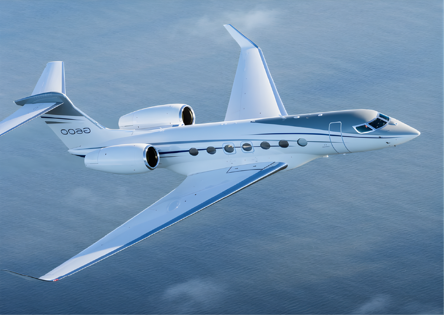 Jet privado Digital Air en vuelo